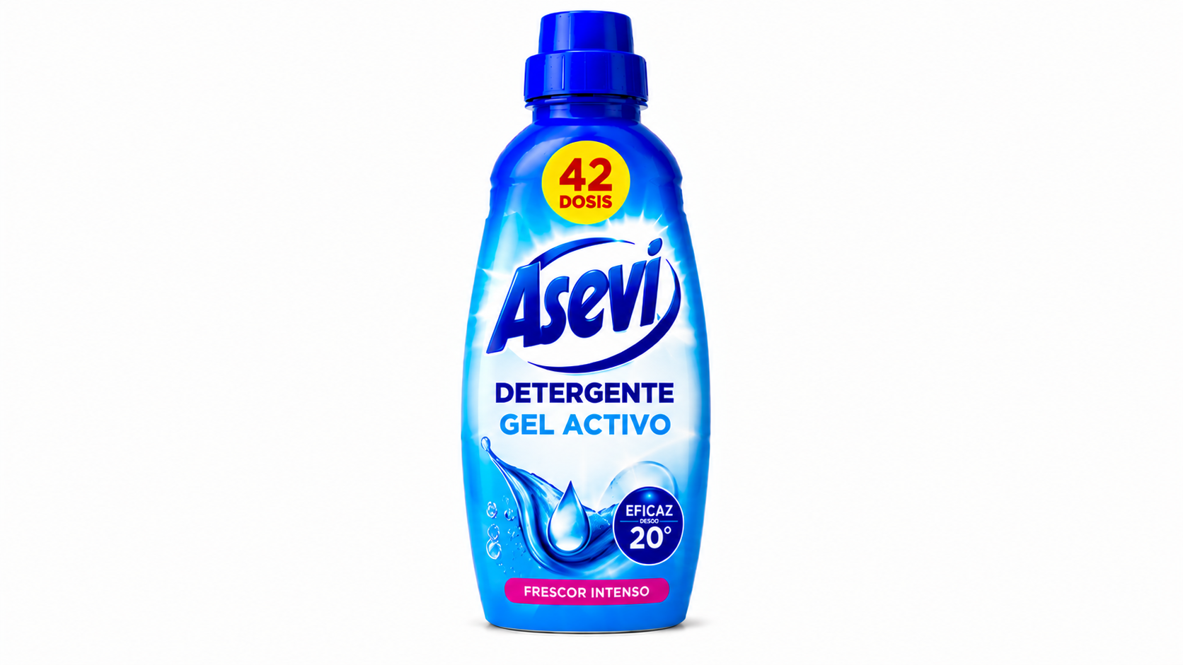Asevi Deterg. GEL Activo | 42 DOSIS | Caja de 5 | Botella plástico - imagen 6