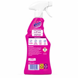 Vanish Pistola Quitamanchas ROPA | 750 ML | Caja de 6 | Spray - imagen 2