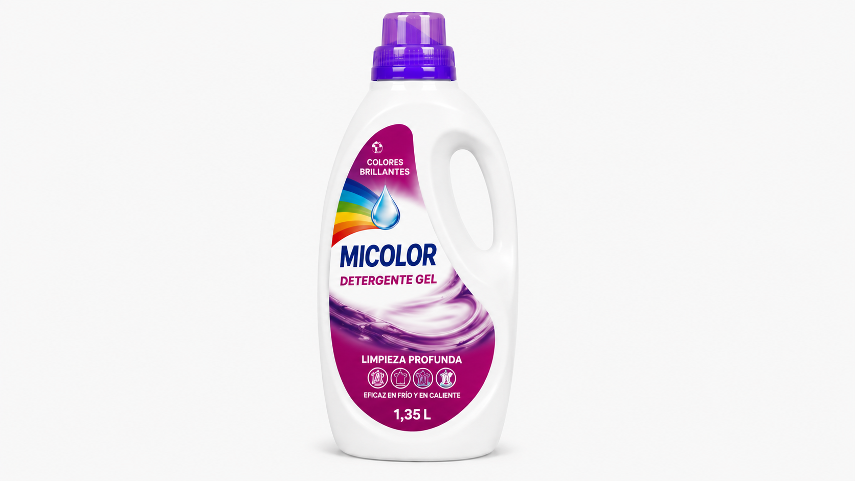 Micolor DET GEL | 1.35L | Caja de 4 | Botella plástico - imagen 2