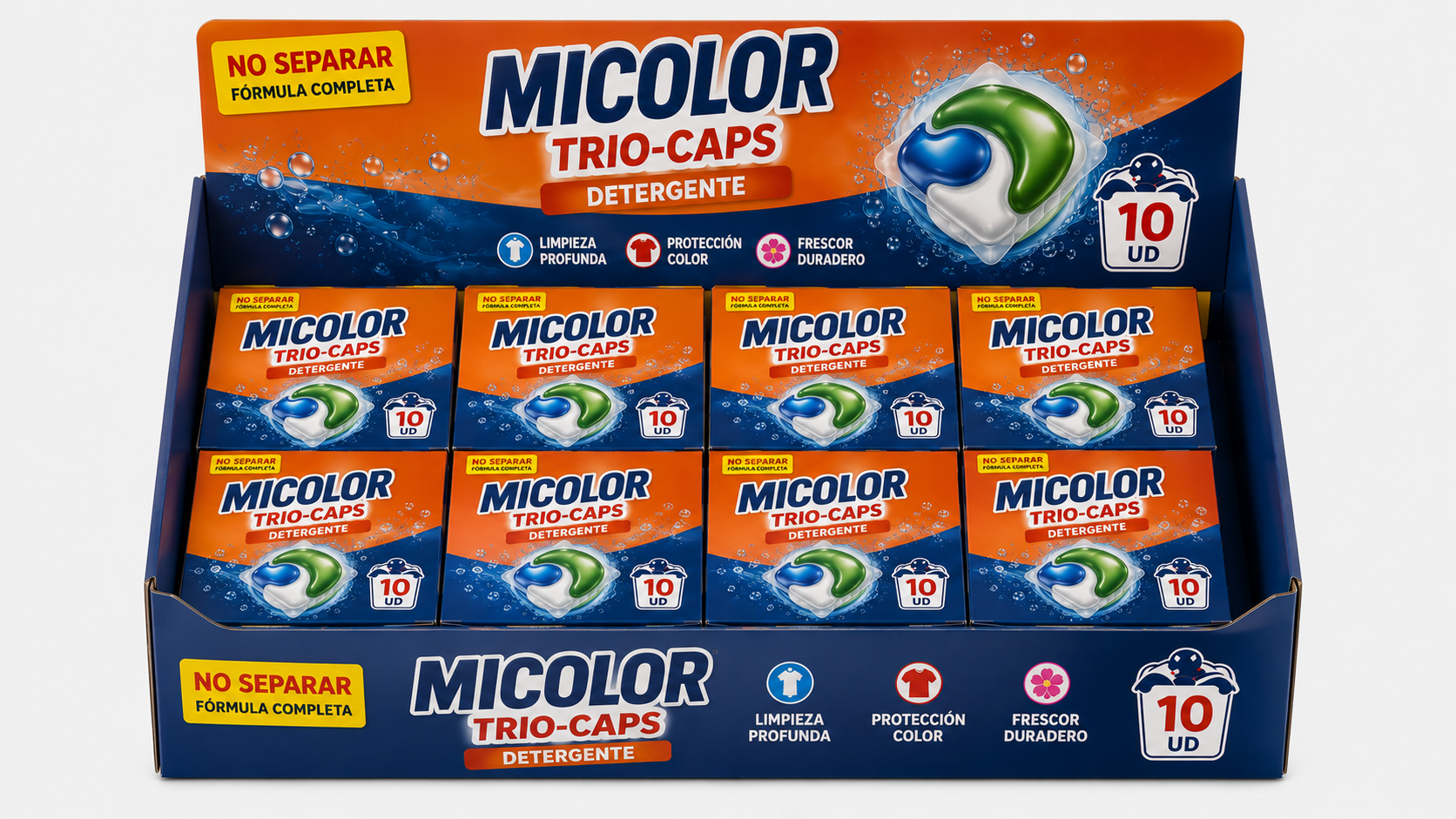 Micolor Trio-caps | 10 UD | Caja de 8 | Cápsulas/Pastillas