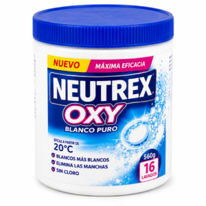Neutrex OXY | 560 GR / 16 LAVADOS | Caja de 8