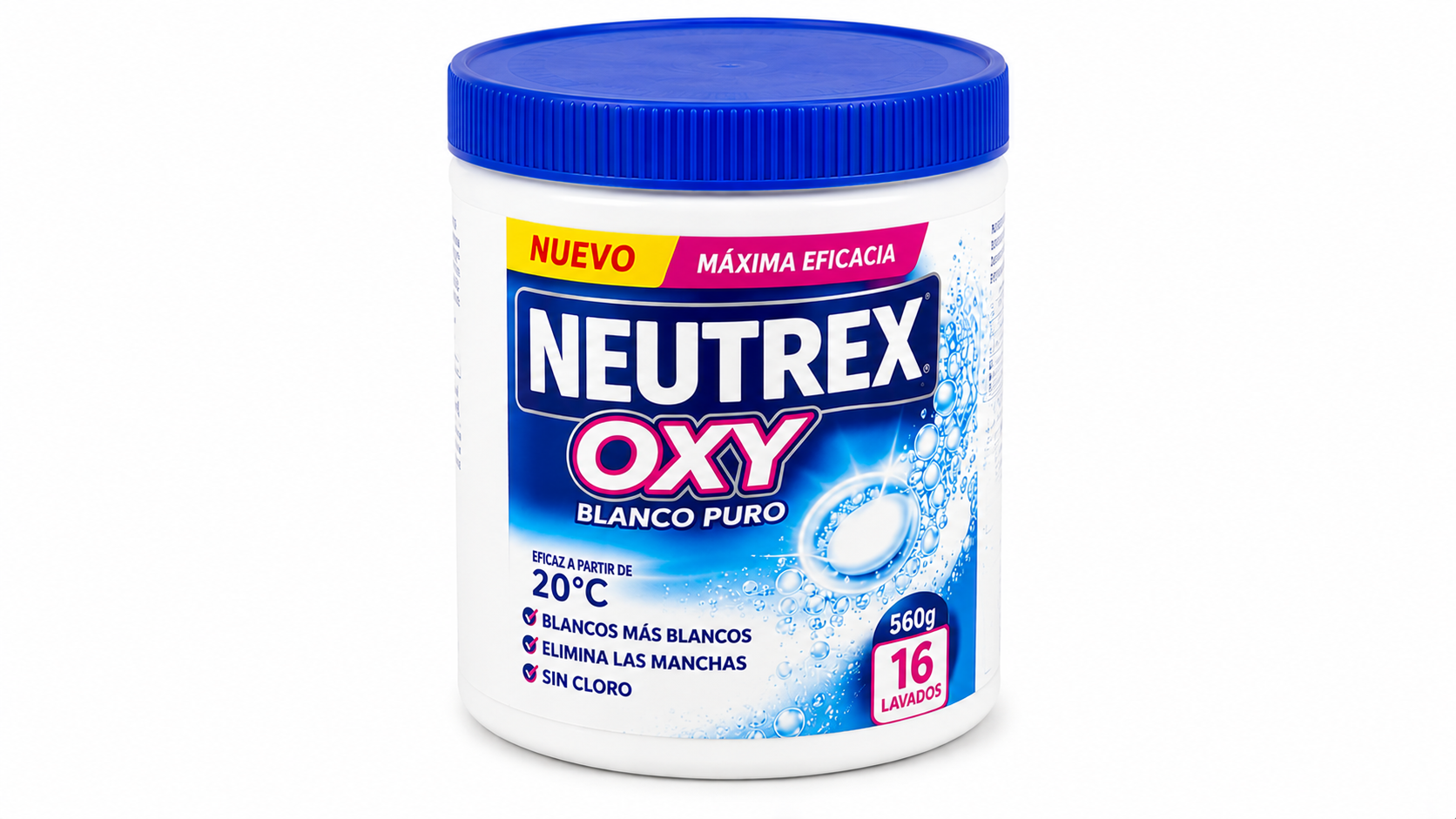Neutrex OXY | 560 GR / 16 LAVADOS | Caja de 8