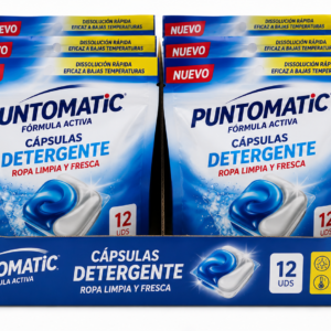 Puntomatic Capsulas Deterg | 12UDS | Caja de 8 | Bolsa