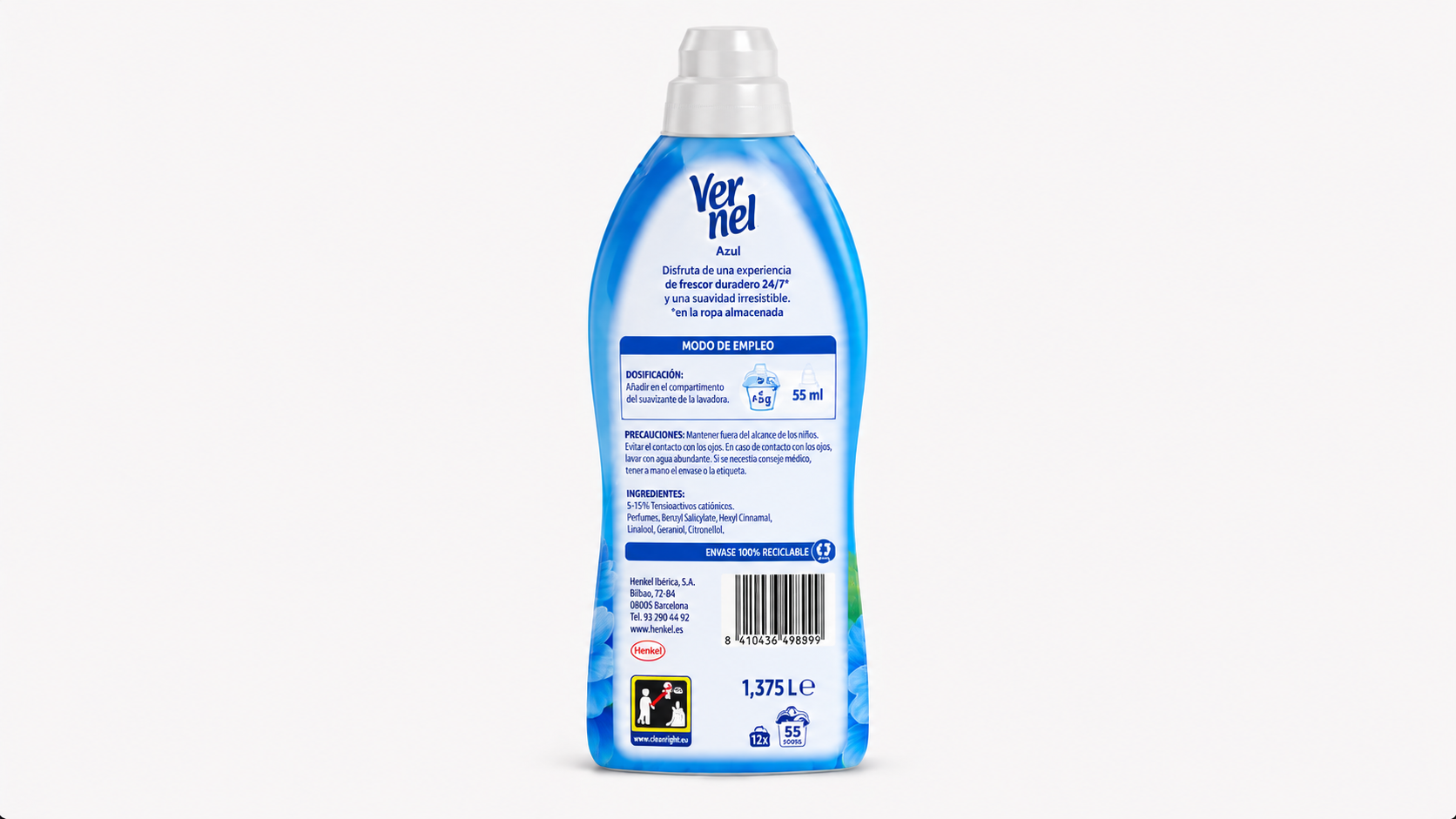 Lavandera Lejia C/detergente | 1.5L | Caja de 12 | Botella plástico - imagen 2