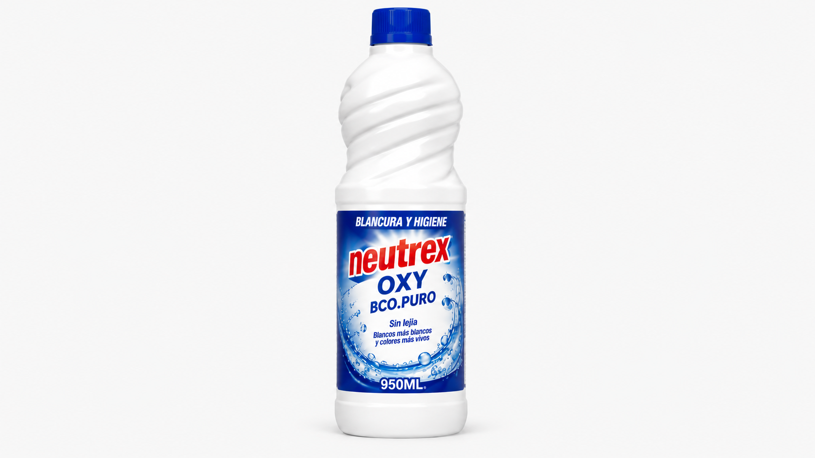 Neutrex OXY Bco.puro | 950ML | Caja de 12 | Botella plástico - imagen 2