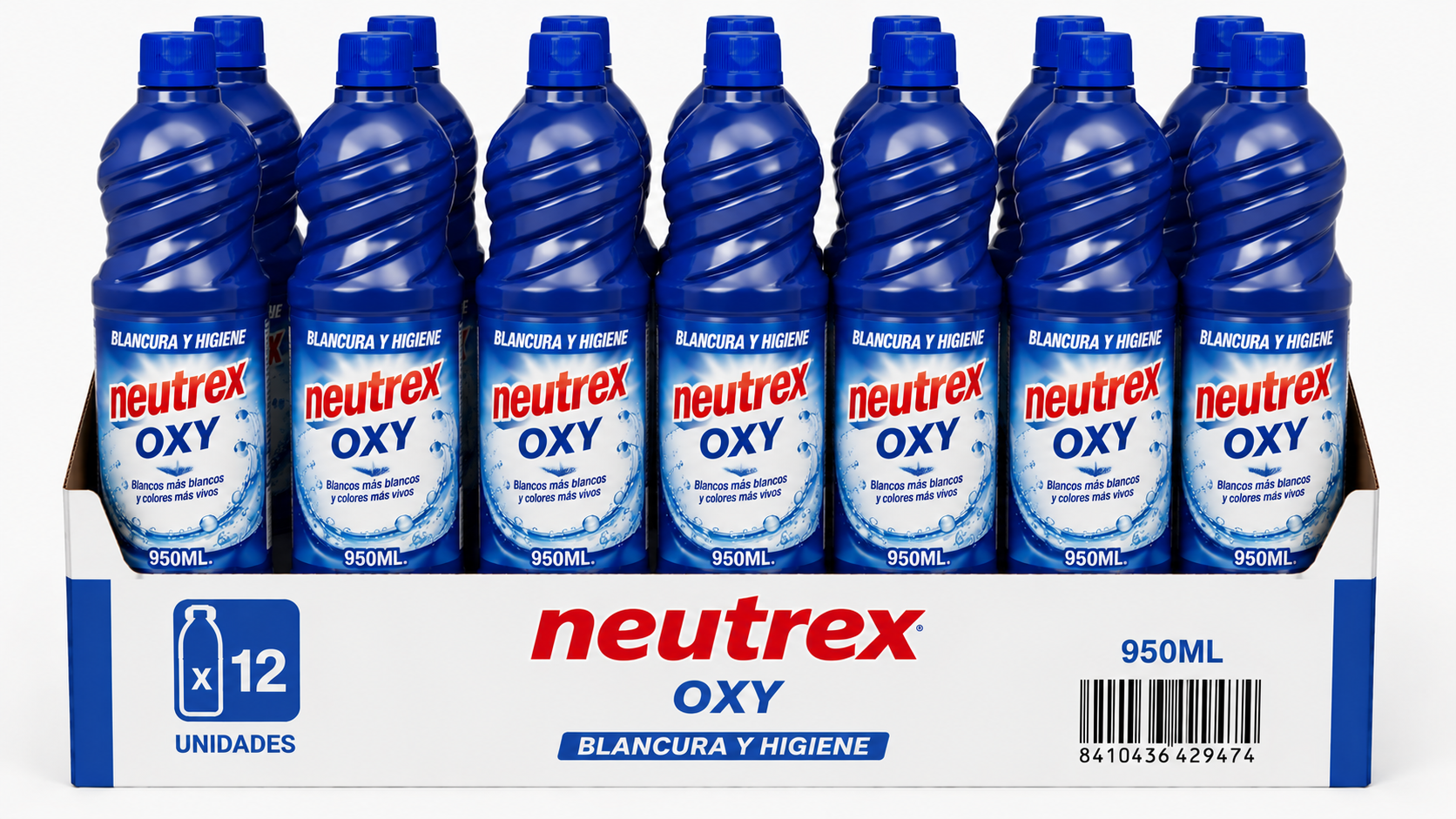 Neutrex OXY | 950ML | Caja de 12 | Botella plástico