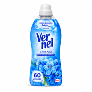 Vernel Suavizante Concentrado | 1080 ML / 60 DOSIS | Caja de 8