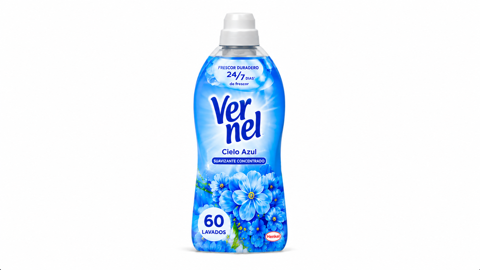 Vernel Suavizante Concentrado | 1080 ML / 60 DOSIS | Caja de 8