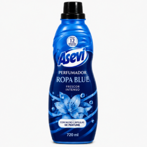 Asevi Perfumador ROPA BLUE | 720 ML | Caja de 10