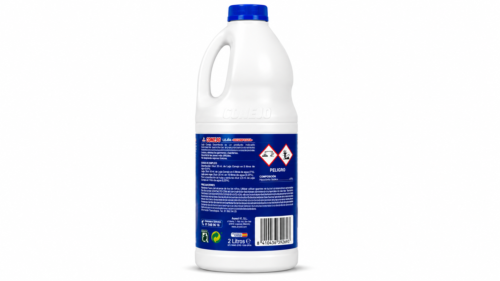 Conejo Lejia | 2 L | Caja de 8 | Botella plástico - imagen 6