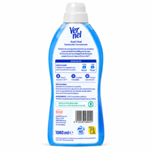 Vernel Suavizante Concentrado | 1080 ML / 60 DOSIS | Caja de 8