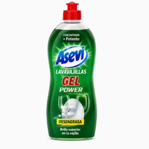 Asevi Lavavajillas GEL Power | Caja de 10 | Botella plástico