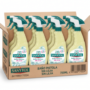 Sanytol SIN Lejia BAÑO Pistola | 750ML | Caja de 12 | Spray