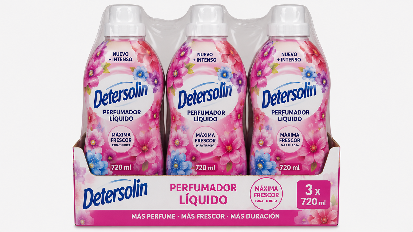 Detersolin Perfumador Liquido | 720 ML | Caja de 3 | Botella plástico - imagen 3