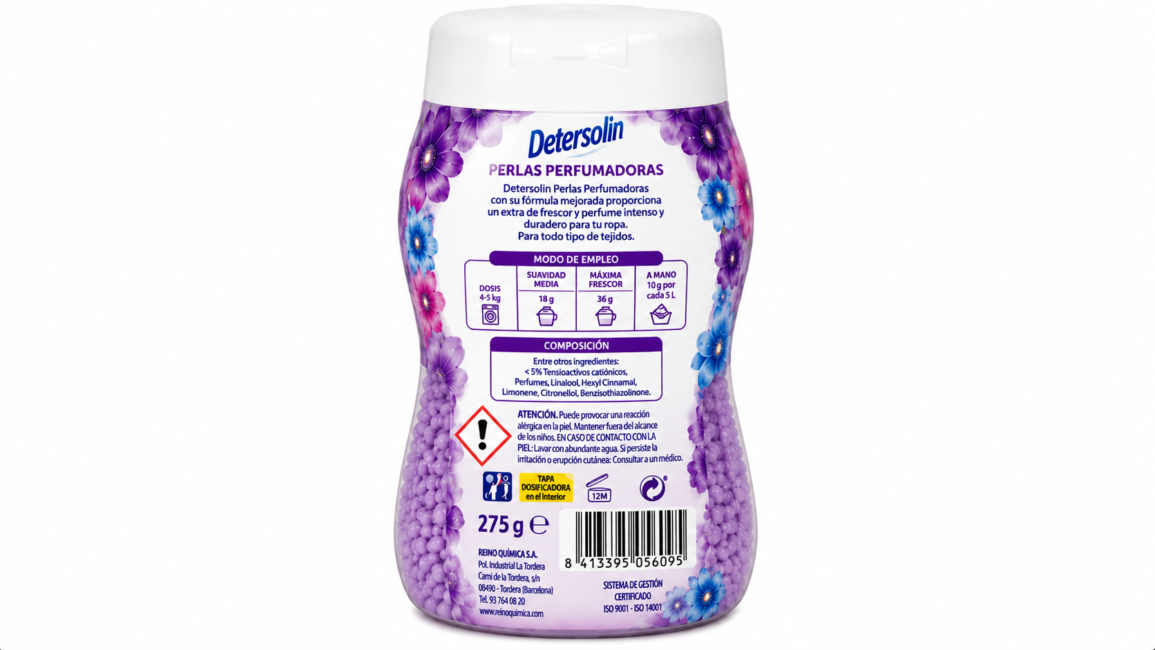 Detersolin Perlas Perfumador | 275 GR | Caja de 6 - imagen 4