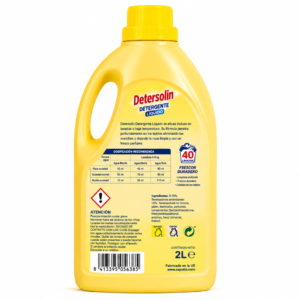 Detersolin Protect Ultra Detergente Liquido PARA ROPA | Caja de 10 | Botella plástico - imagen 6