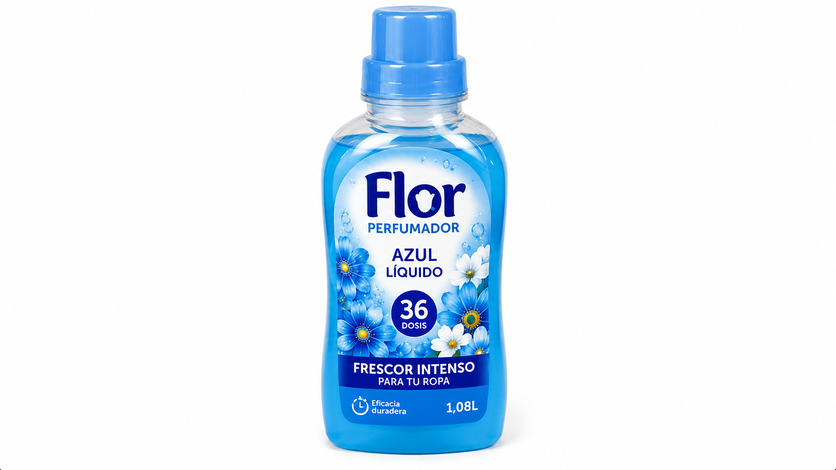 FLOR Perfumador AZUL Liquido | 36 DOSIS | Caja de 8 | Botella plástico - imagen 2