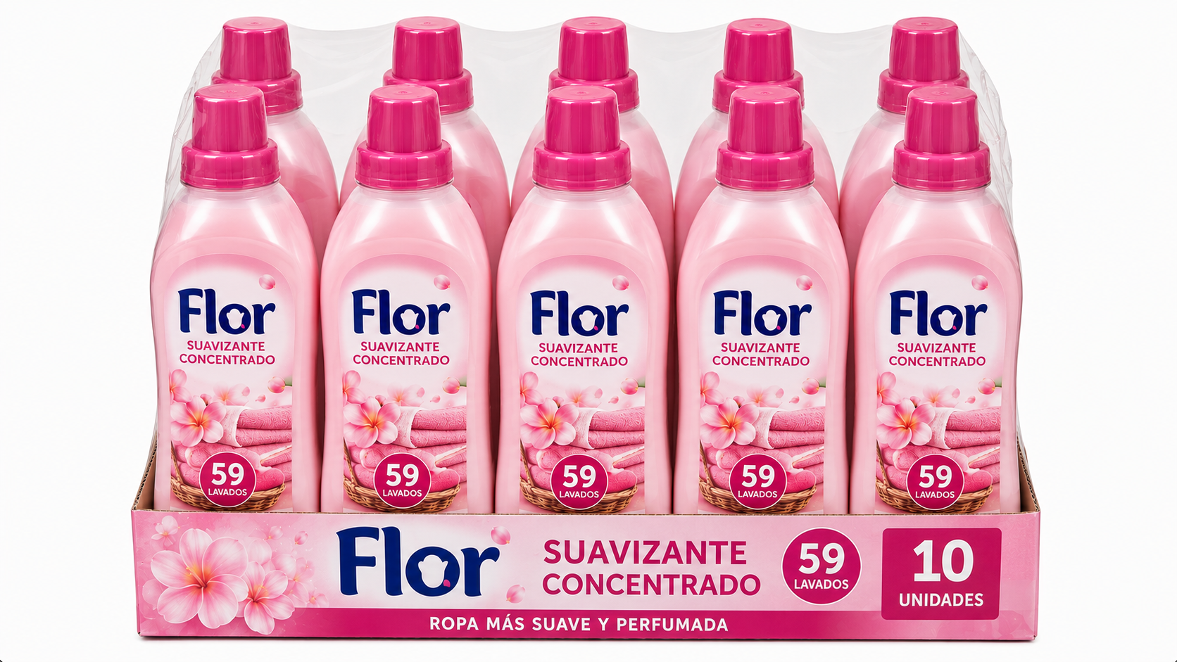 FLOR Suavz.conc | 59 LAV. / 1,06 L. | Caja de 10 - imagen 11