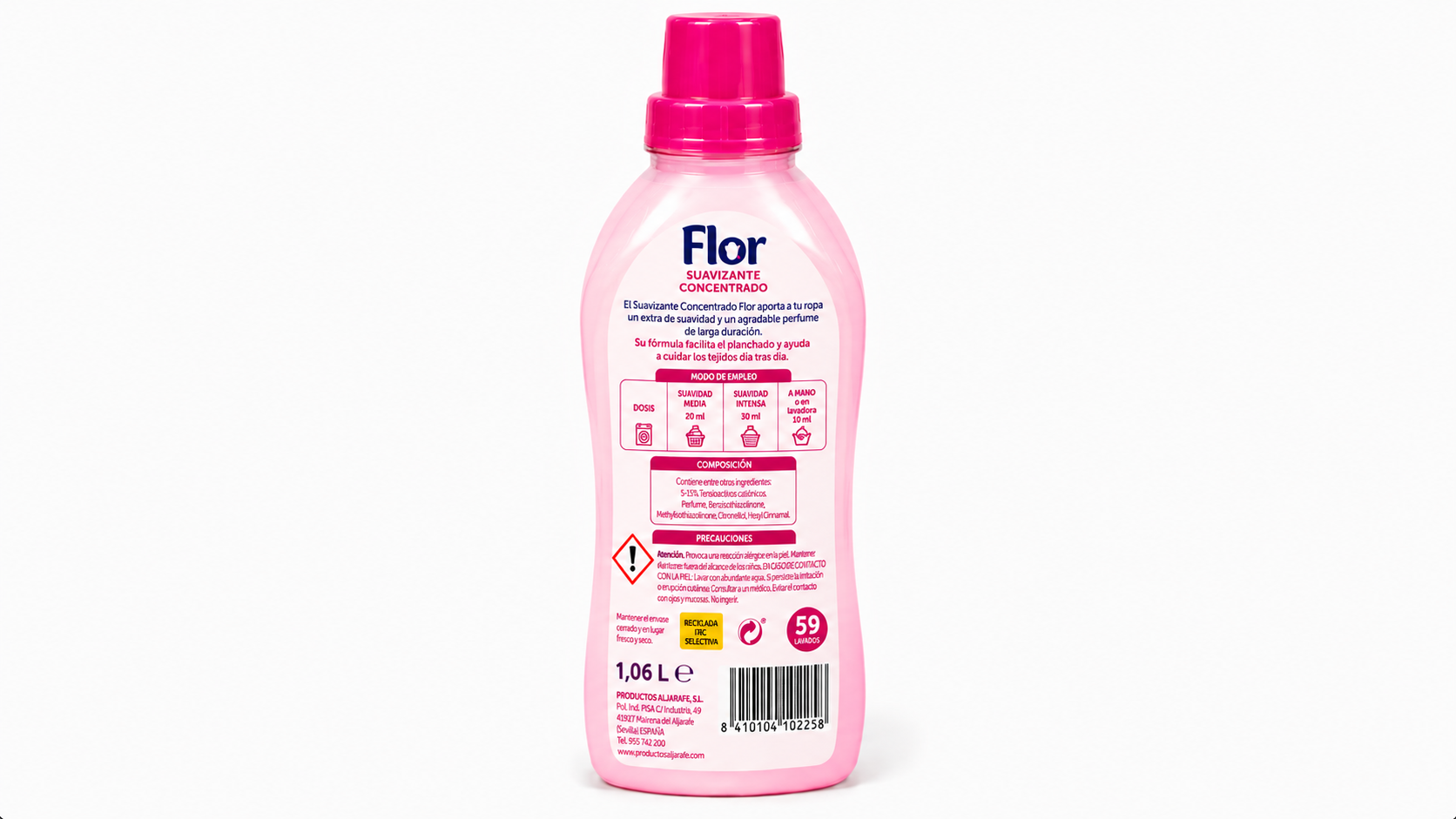 FLOR Suavz.conc | 59 LAV. / 1,06 L. | Caja de 10 - imagen 3