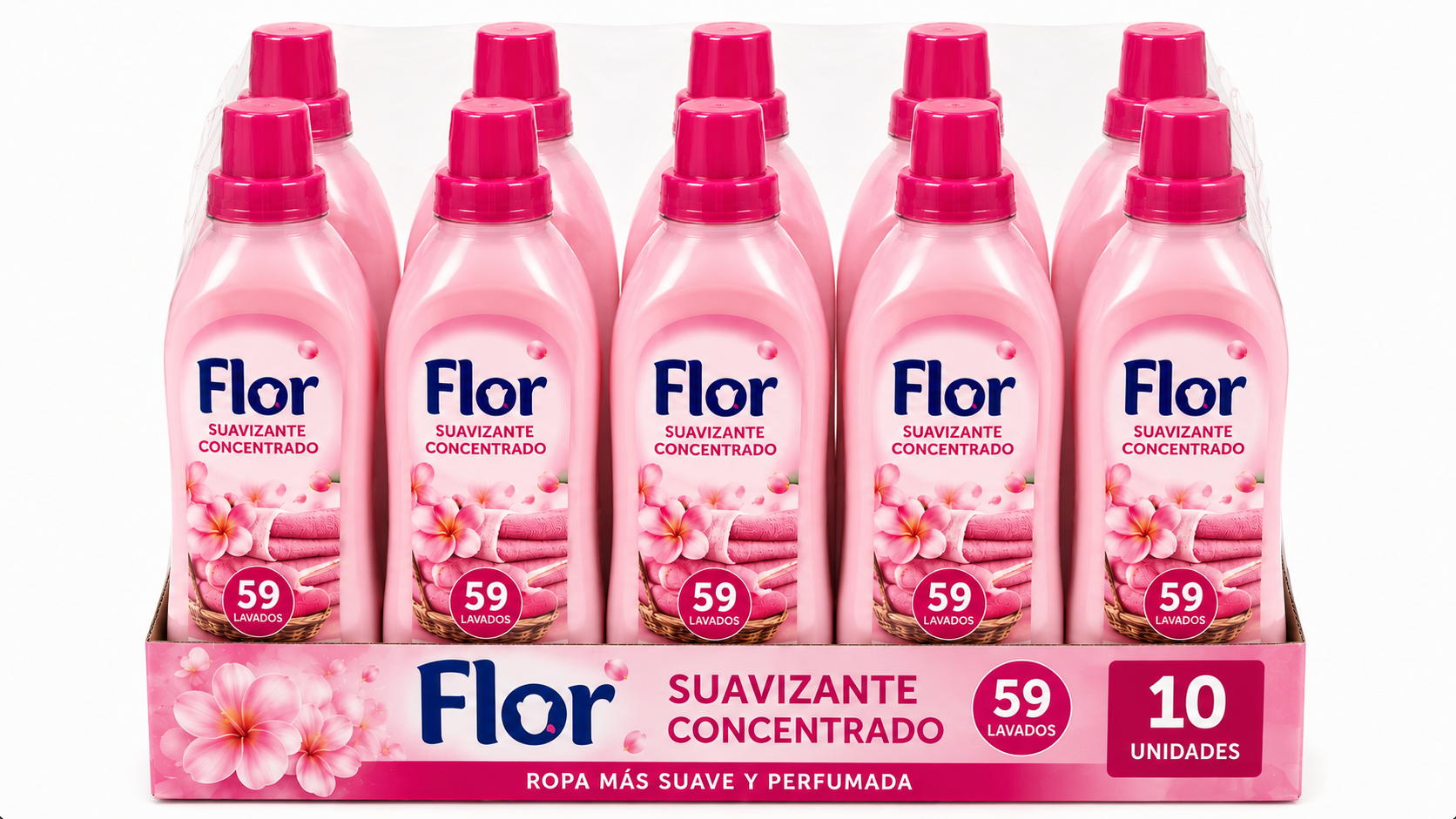 FLOR Suavz.conc | 59 LAV. / 1,06 L. | Caja de 10 - imagen 12