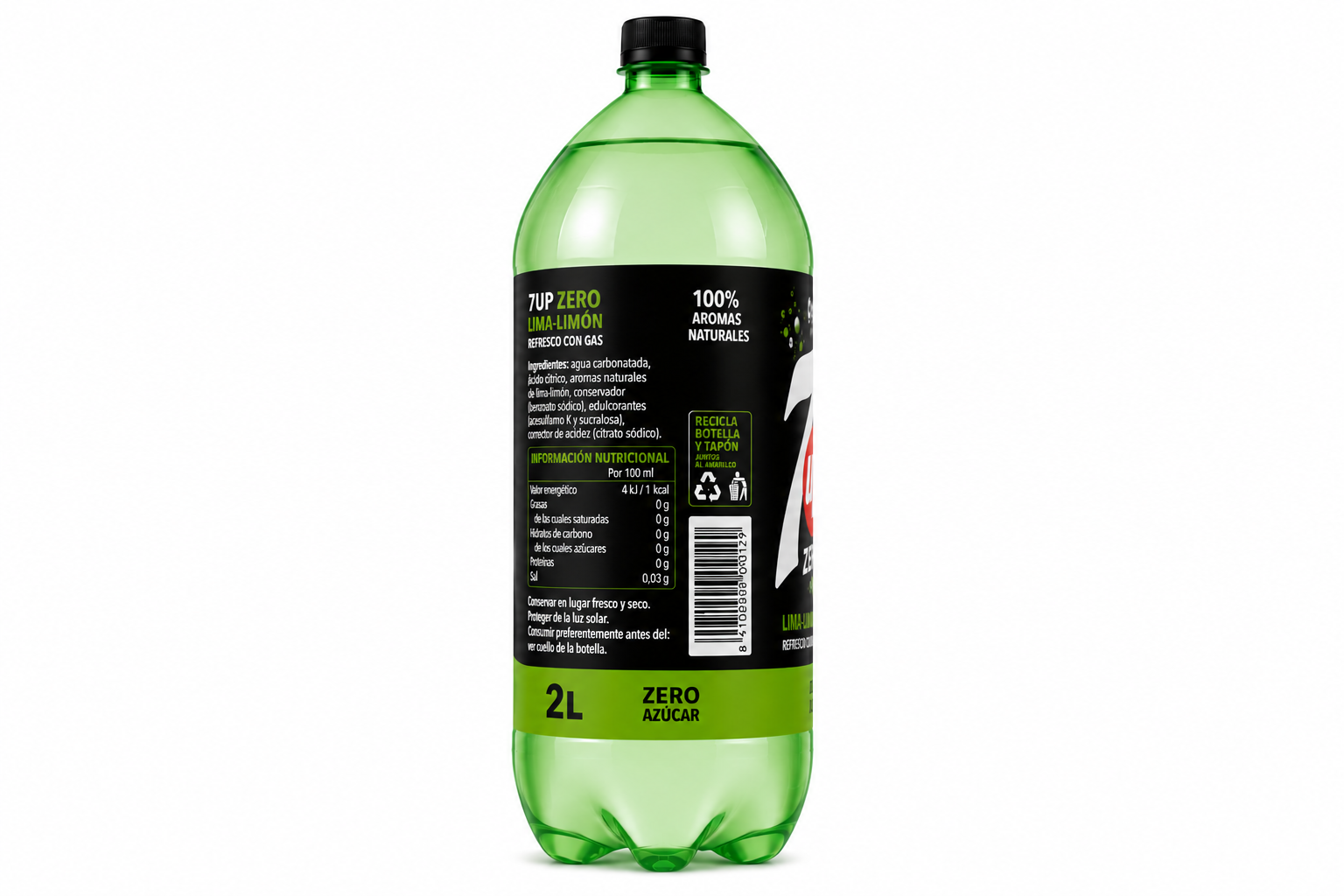 7UP Zero Lima-Limón | Pack de 6 Botellas (2 L) - imagen 6