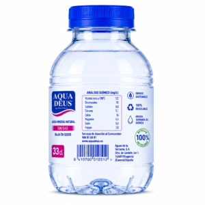 Agua Mineral Natural Aquadeus | Pack de 20 Botellas (33 cl) - imagen 8