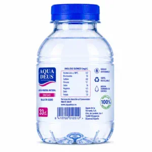 Agua Mineral Natural Aquadeus | Pack de 20 Botellas (33 cl) - imagen 8