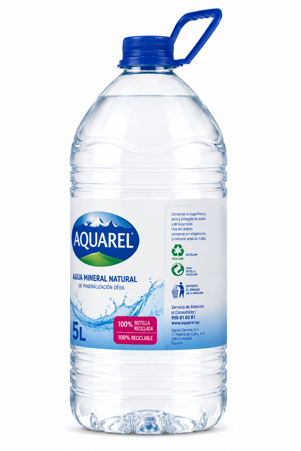 Agua Mineral Natural Nestlé Aquarel | Garrafa (5 L) - imagen 2