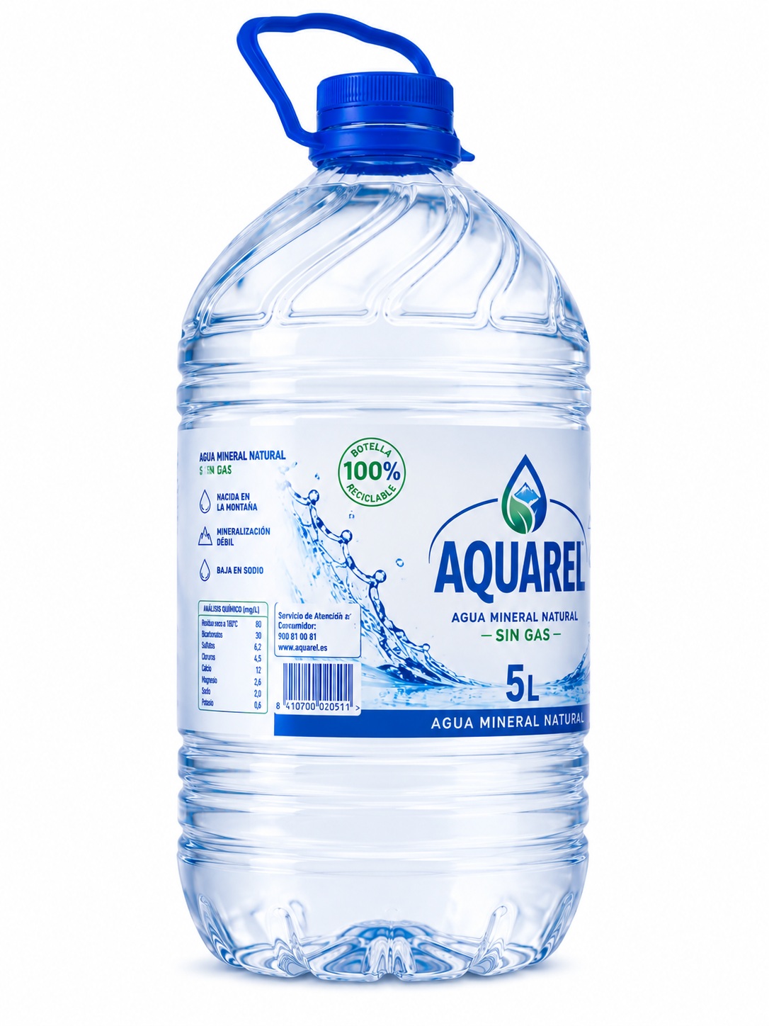 Agua Mineral Natural Nestlé Aquarel | Garrafa (5 L) - imagen 5