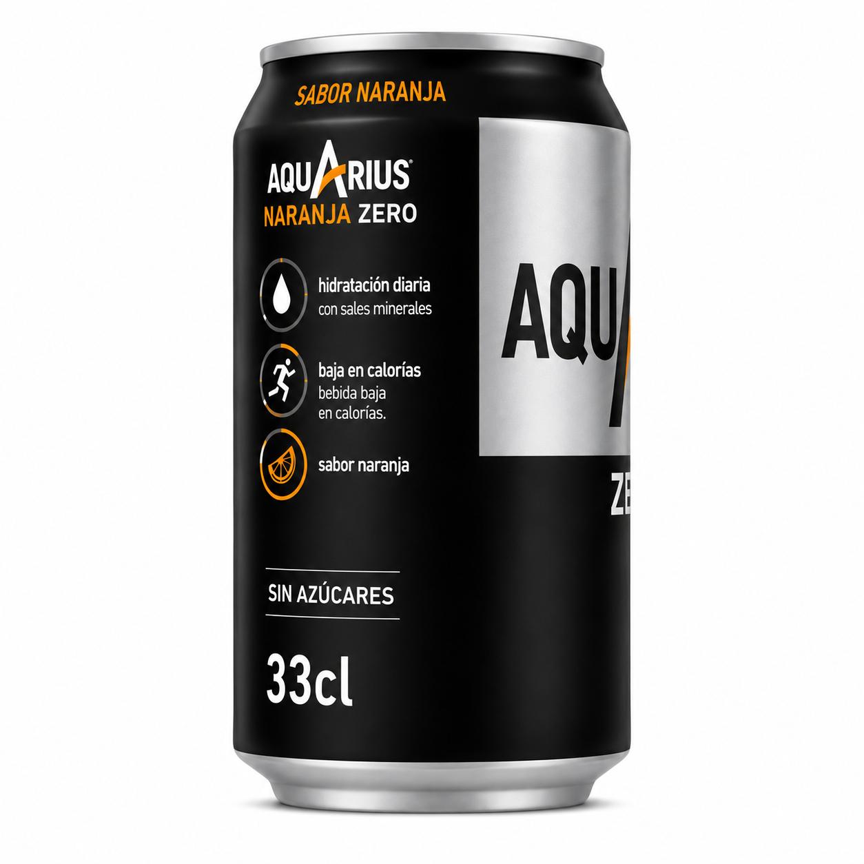 Aquarius Naranja Zero | Caja de 24 Latas (33 cl) - imagen 7