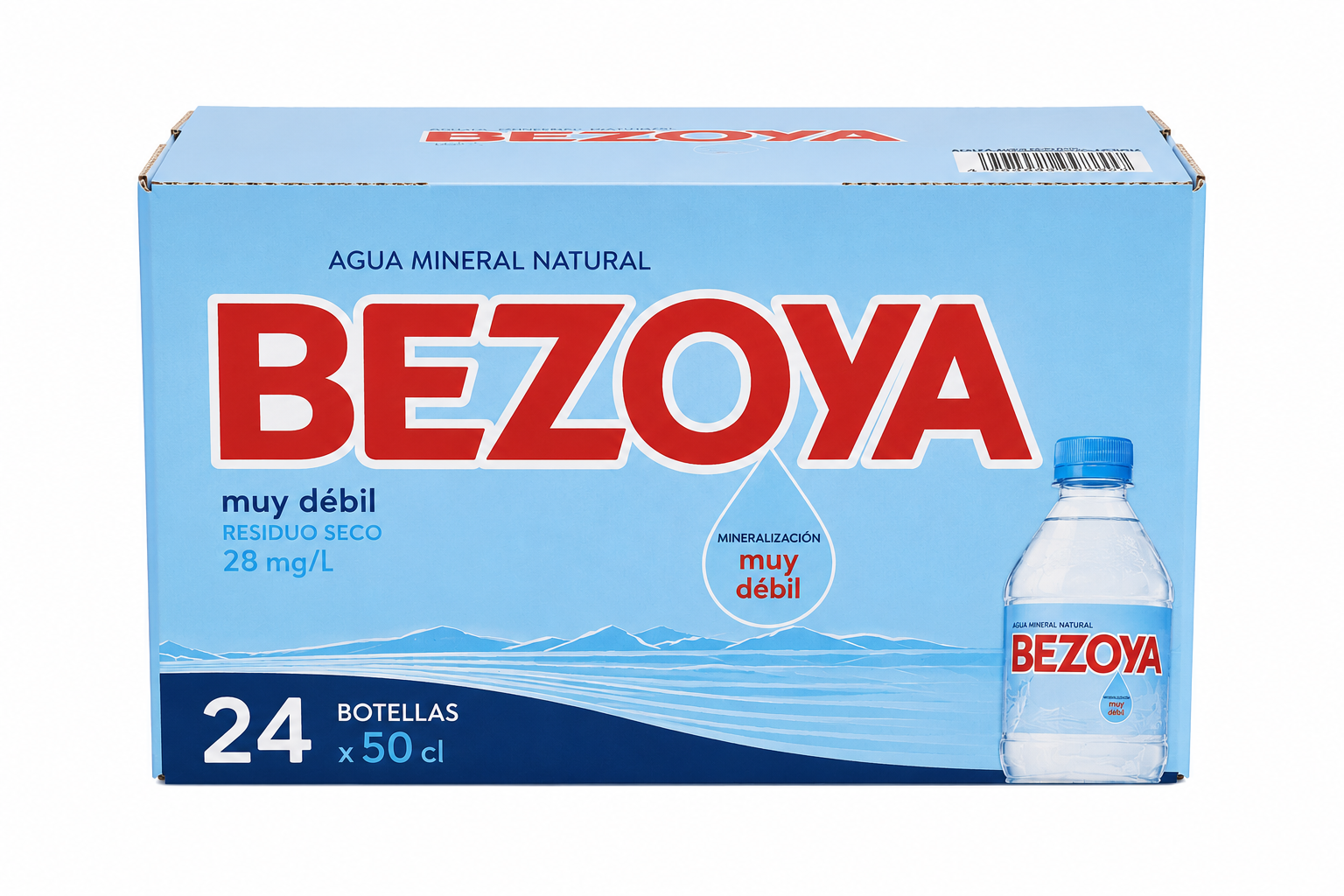 Agua Mineral Natural Bezoya | Caja de 24 Botellas (50 cl) - imagen 5