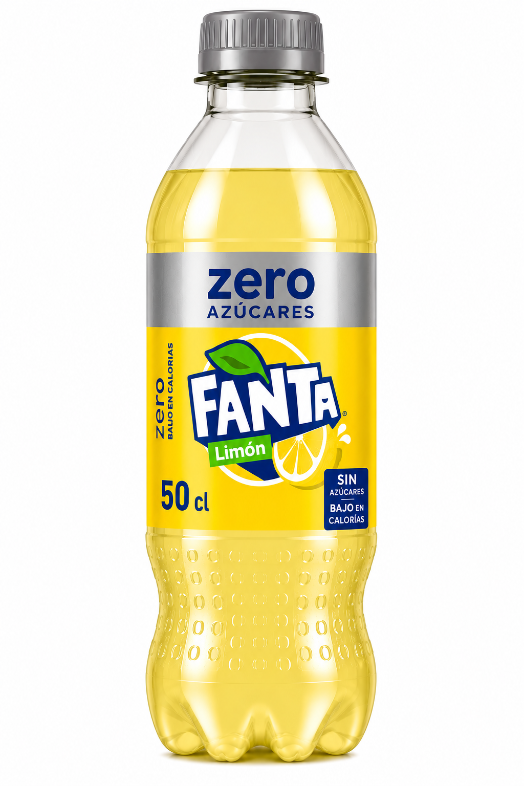 Fanta Limón Zero | Pack de 12 Botellas (50 cl)
