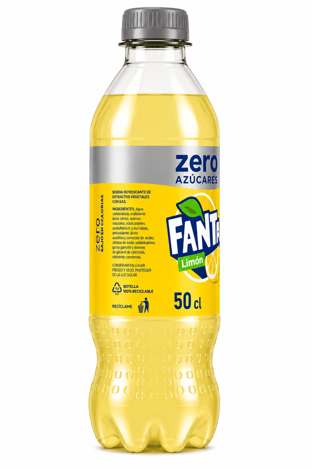 Fanta Limón Zero | Pack de 12 Botellas (50 cl) - imagen 5