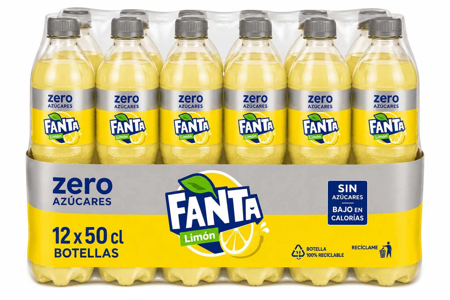 Fanta Limón Zero | Pack de 12 Botellas (50 cl) - imagen 8