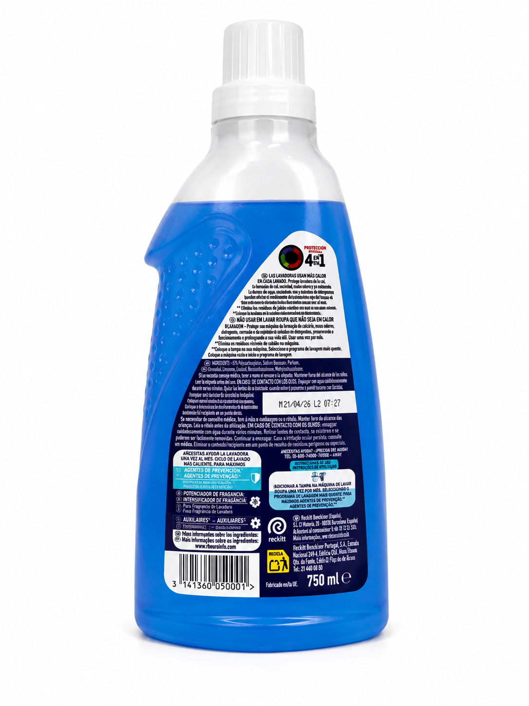 Calgon Gel 3en1 – Protección Superior para tu Lavadora (750 ml) - imagen 6