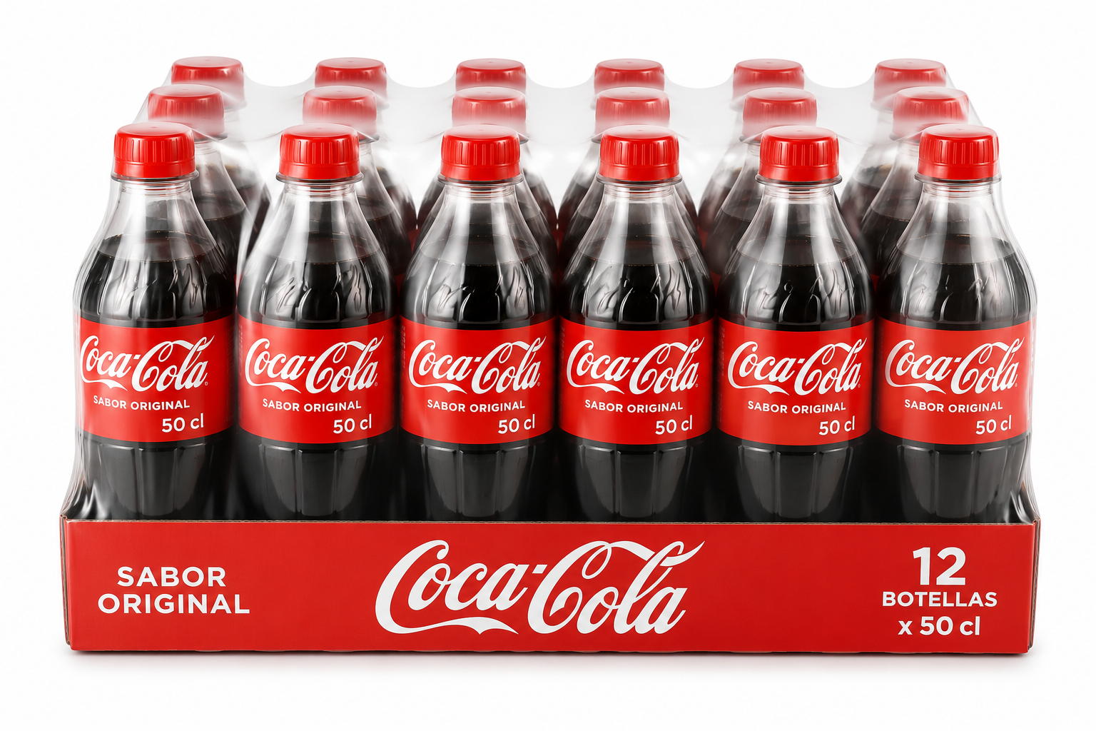 Coca-Cola Original | Pack de 12 Botellas (50 cl)