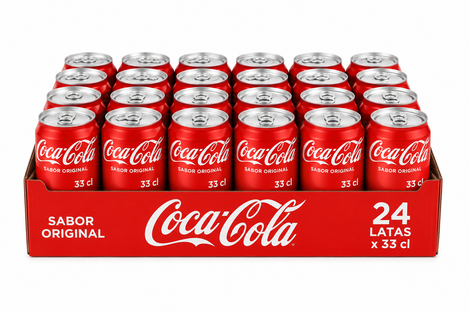 Coca-Cola Original | Caja de 24 Latas (33 cl)
