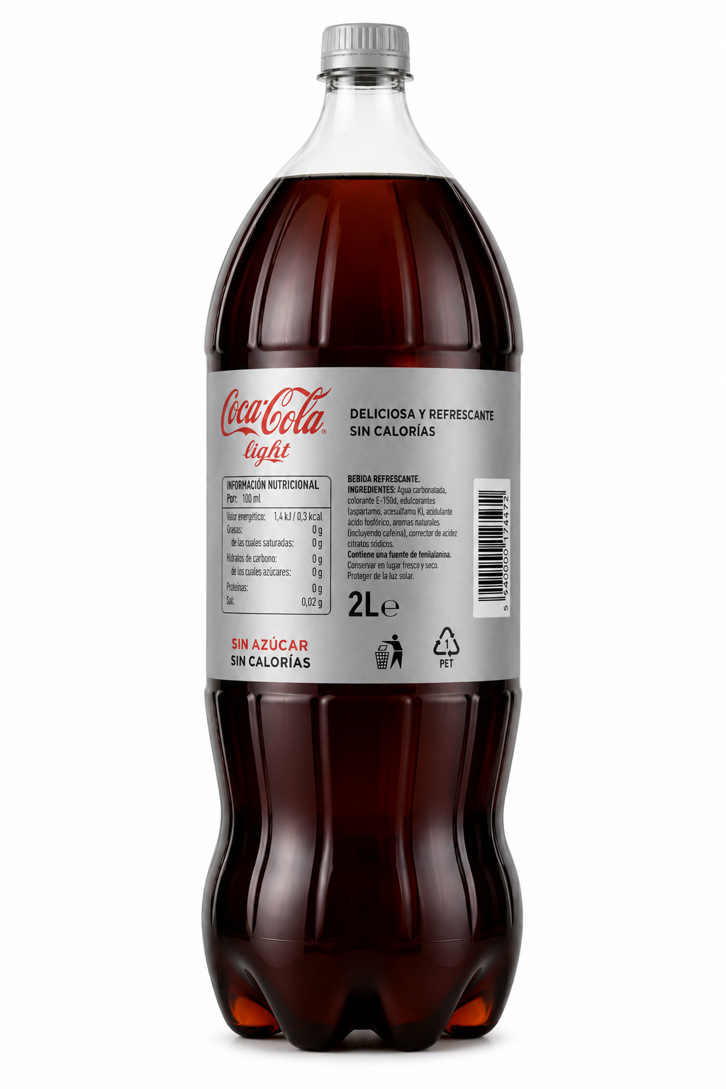 Coca-Cola Light Sin Cafeína | Pack de 6 Botellas (2 L) - imagen 6
