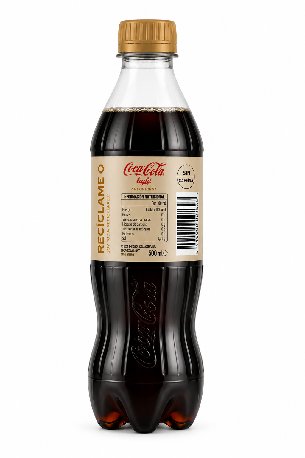 Coca-Cola Light Sin Cafeína | Pack de 12 Botellas (50 cl) - imagen 5
