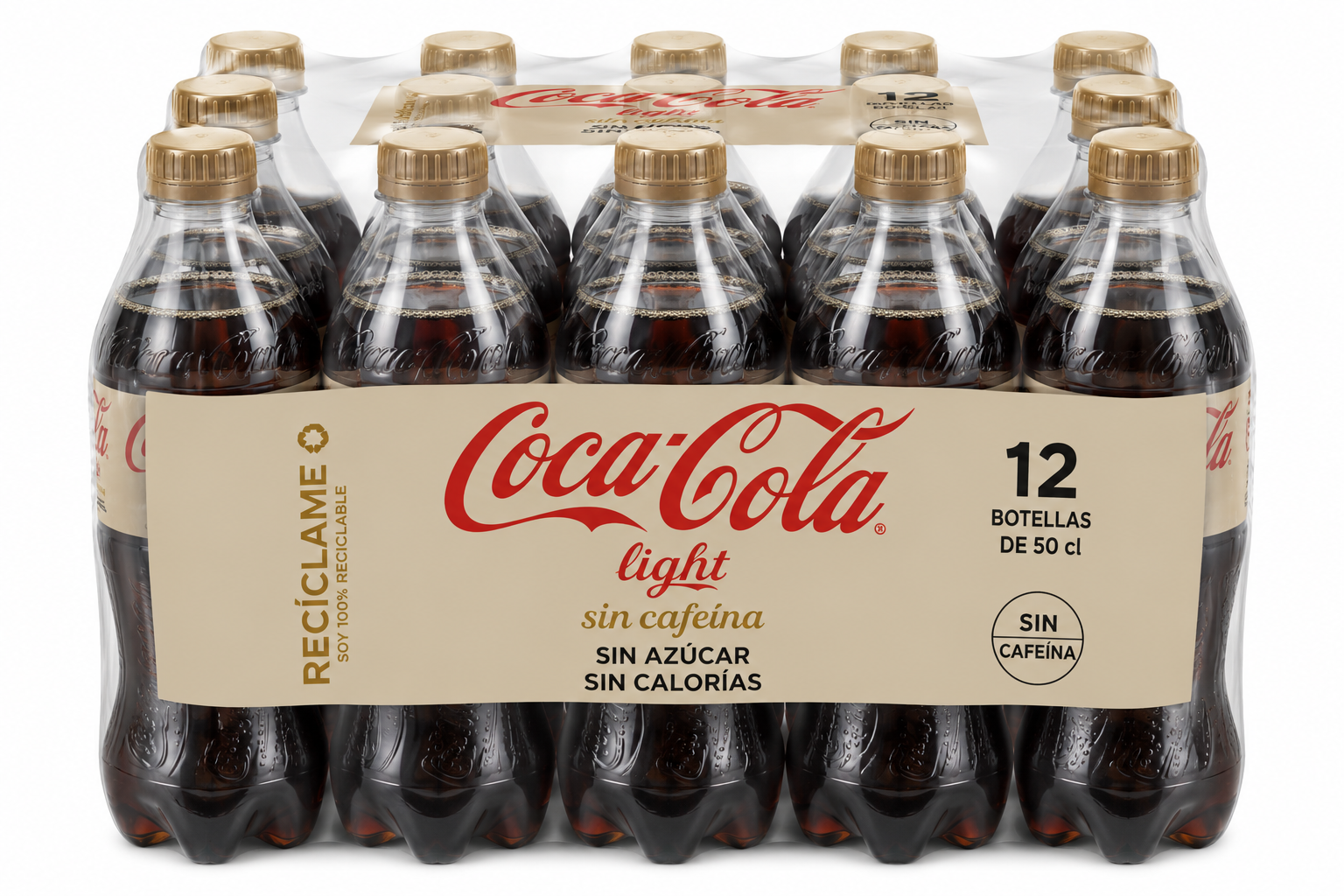 Coca-Cola Light Sin Cafeína | Pack de 12 Botellas (50 cl) - imagen 6