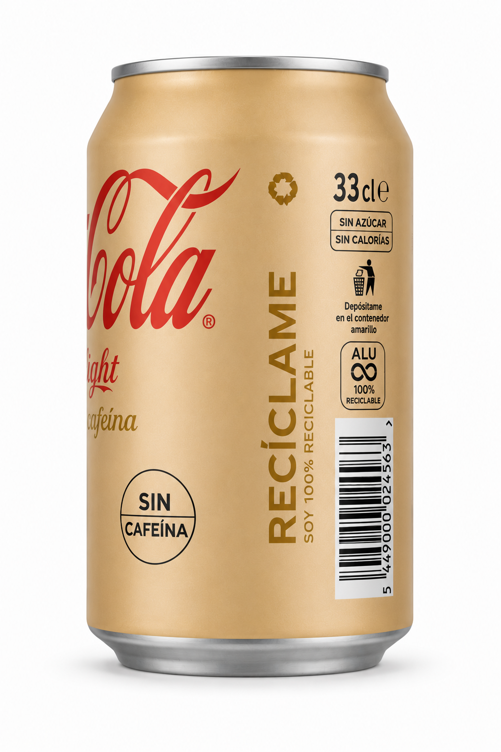 Coca-Cola Light Sin Cafeína | Caja de 24 Latas (33 cl) - imagen 7