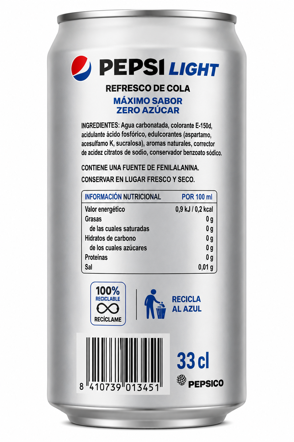 Aquarius Limón Zero | Caja de 24 Latas (33 cl) - imagen 5