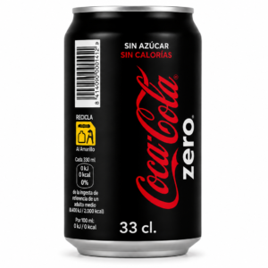Coca-Cola Zero | Caja de 24 Latas (33 cl)
