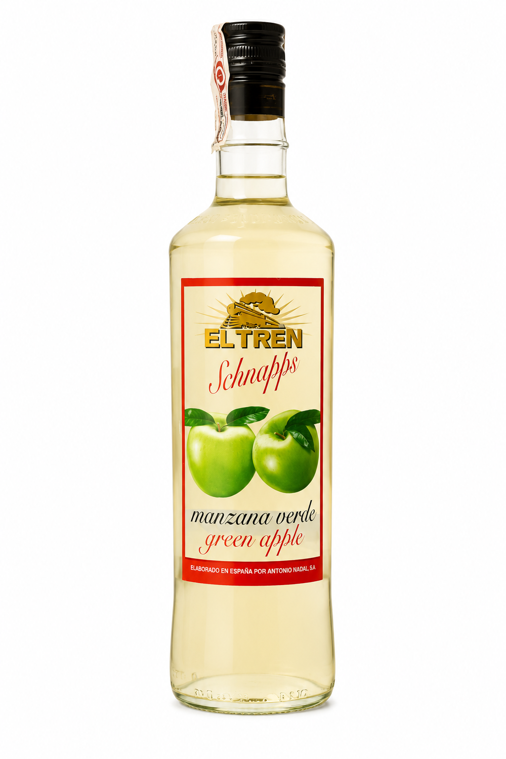 El Tren Schnapps de Manzana Verde Botella de Cristal 70 cl - imagen 7