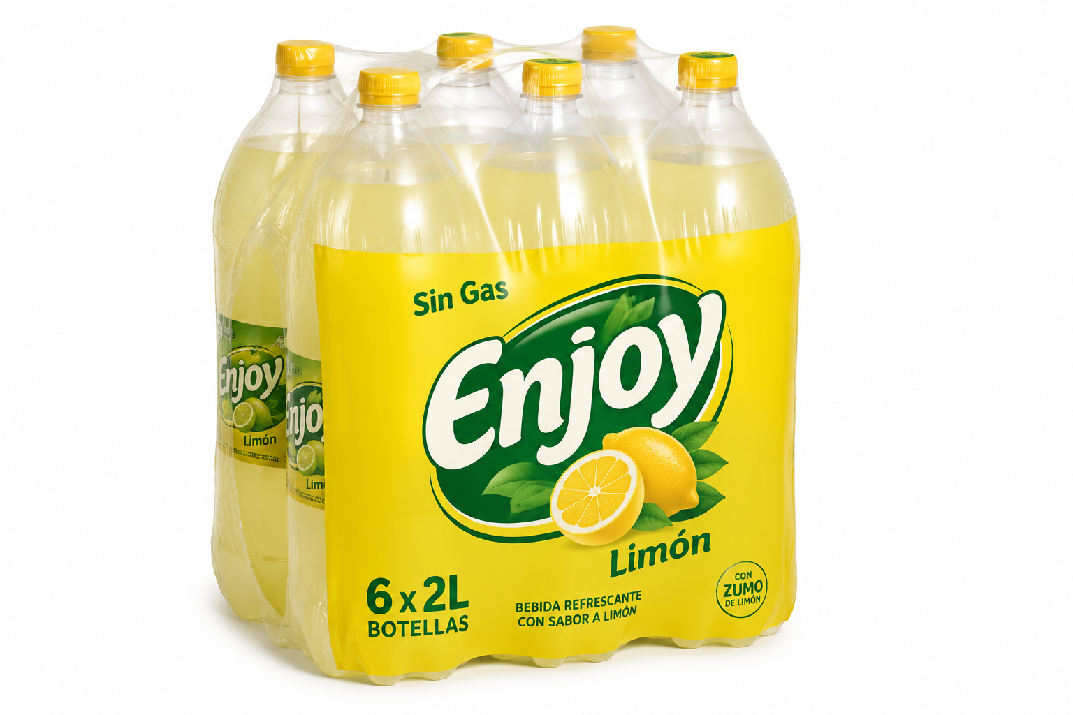 Enjoy Limón | Pack de 6 Botellas (2 L)
