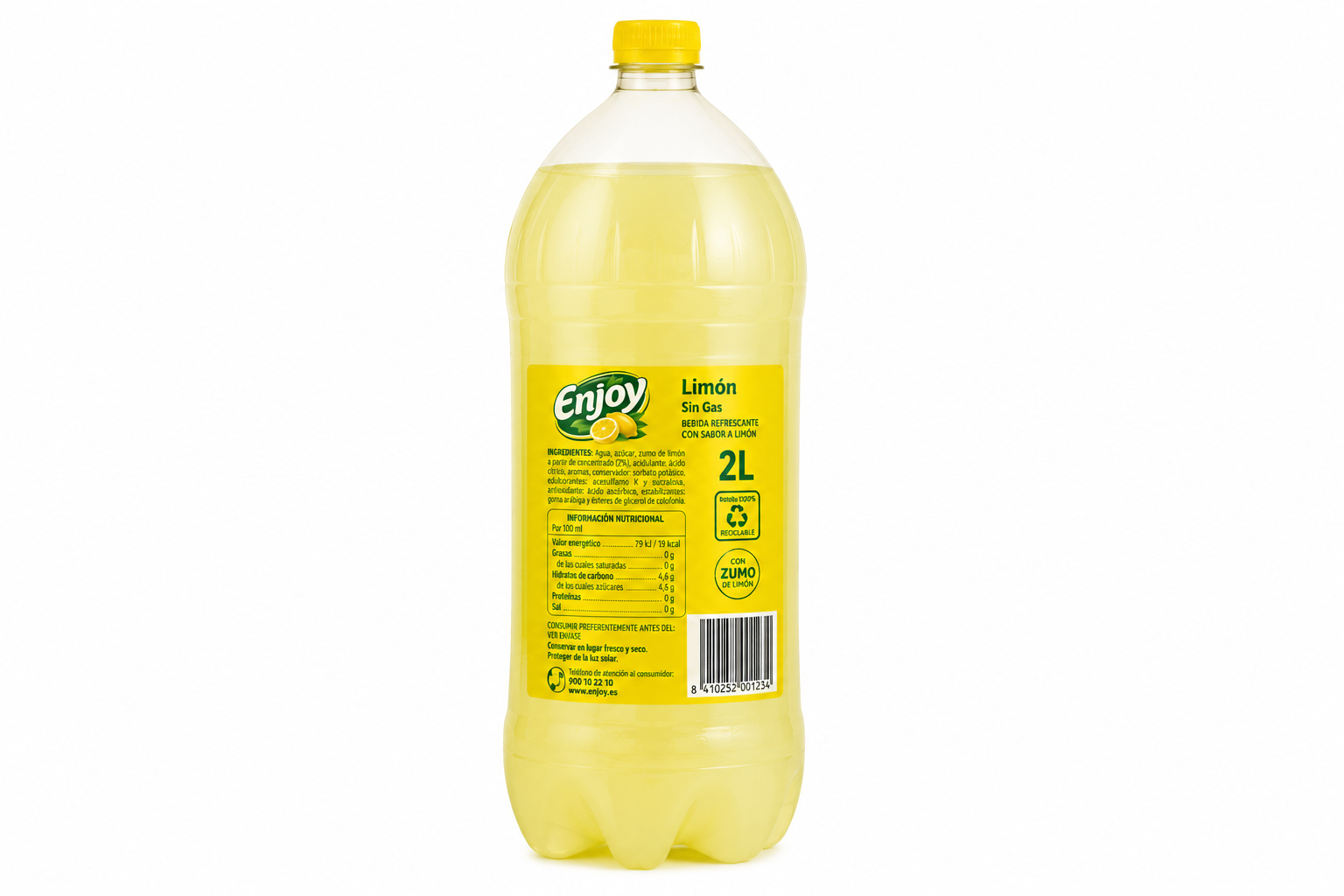 Enjoy Limón | Pack de 6 Botellas (2 L) - imagen 4