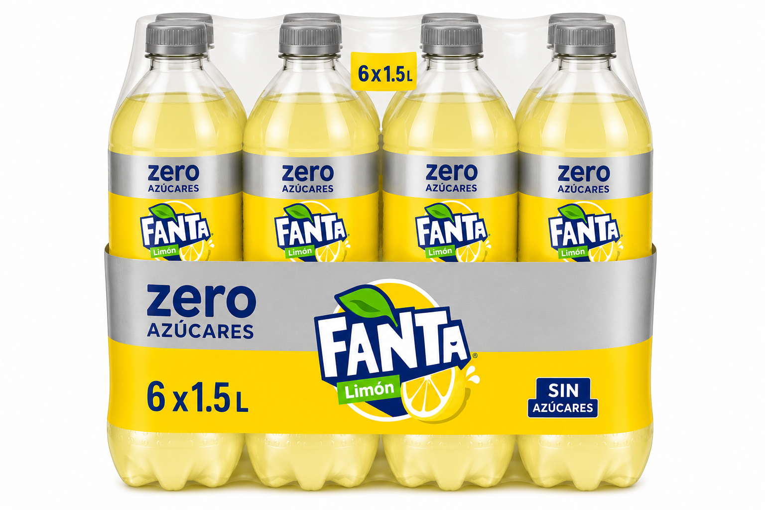 Fanta Limón Zero | PACK-6 (1.5 l)