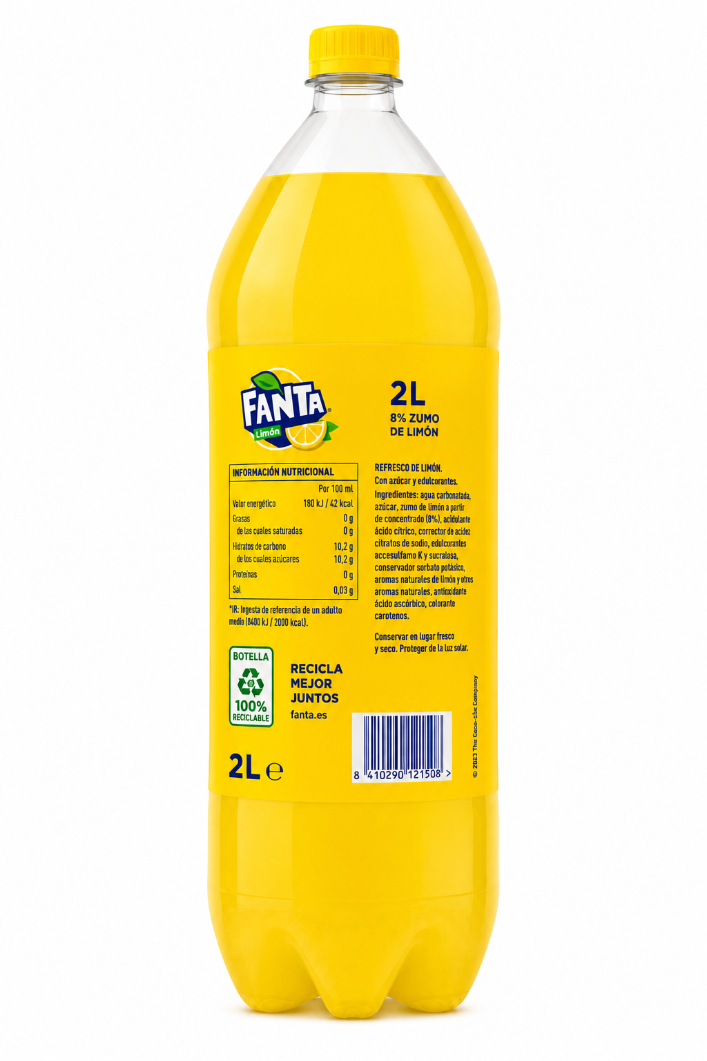 Fanta Limón | Pack de 6 Botellas (2 L) - imagen 7