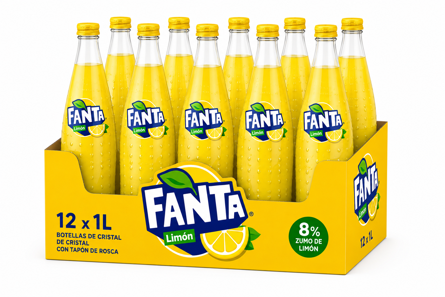 Fanta Limón Zero | CAJA-12 (1 l) - imagen 11
