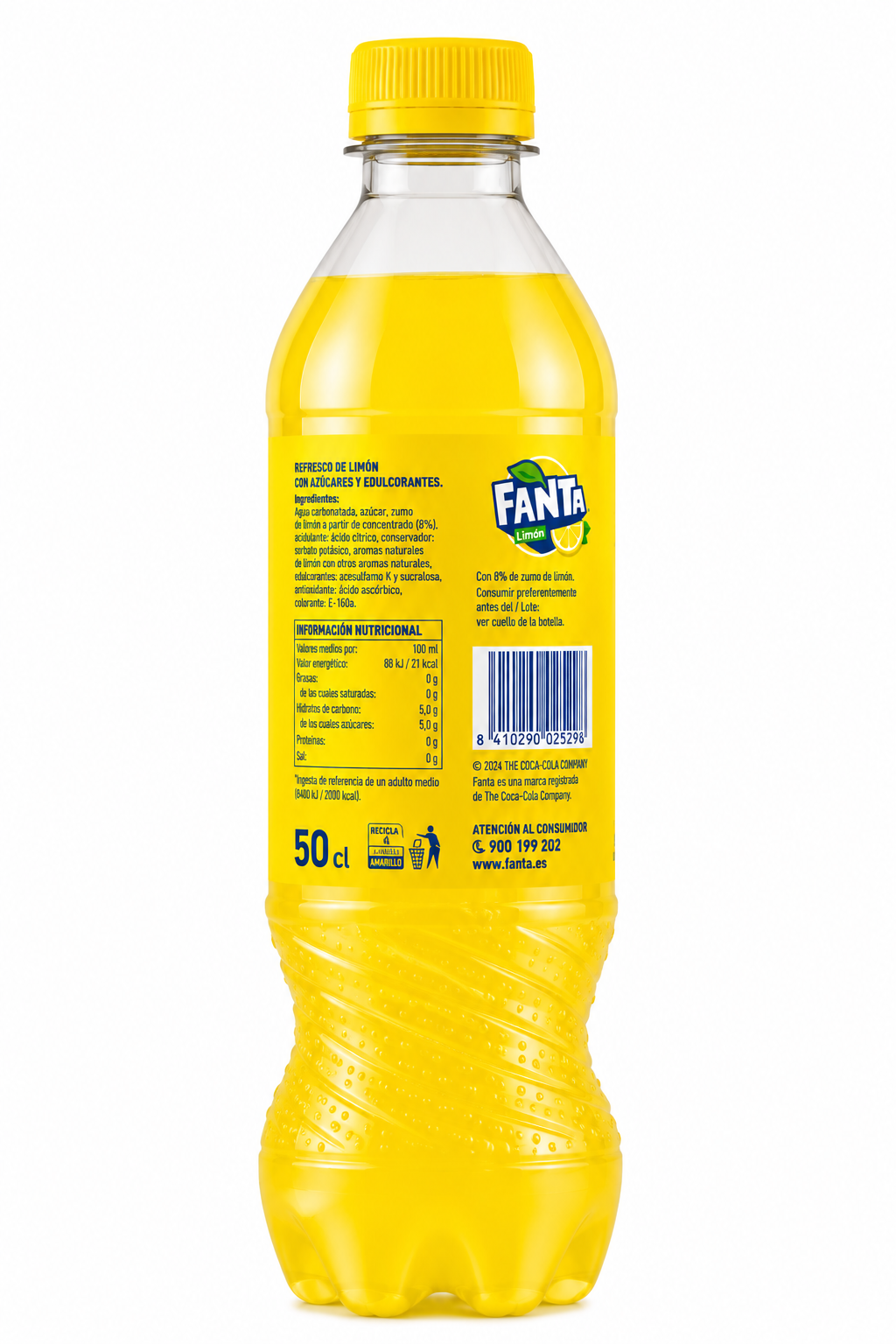 Fanta Limón | Pack de 12 Botellas (50 cl) - imagen 6